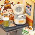 RoboTime 3D-Puzzle Miniaturhaus Fastfood